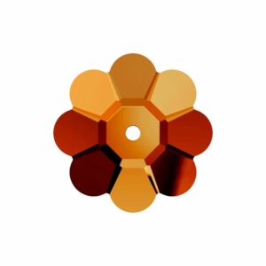 Swarovski 3700 – Marguerite Lochrose - Sew On - 6mm – Topaz Unf