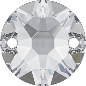 Swarovski 3204 – Round - Sew On - 12mm – Silver Shade F