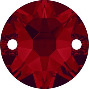 Swarovski 3288 – Round - Sew On - 10mm – Light Siam F