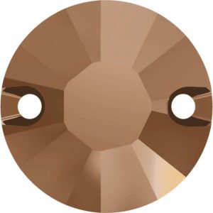 Swarovski 3204 – Round - Sew On - 12mm – Crystal Rose Gold F