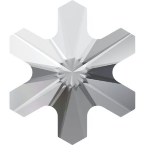 Swarovski 2826 – Snowflake - Flatback - 5mm – Crystal F