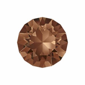 Swarovski 2072 – Rose Cut - Flatback - 12mm – Smoked Topaz F
