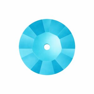 Swarovski 3000 – Lochrose - Sew On - 6mm – Turquoise Unf