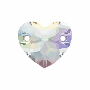 Swarovski 3259 – Heart - Sew On - 12mm – AB F