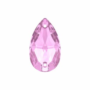 Swarovski 3230 – Drop - Sew On - 12mm – Lt Rose F