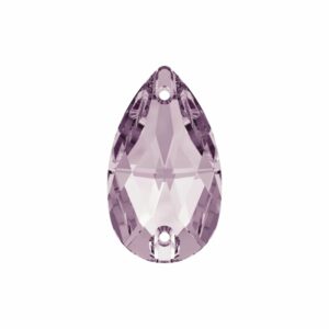 Swarovski 3230 – Drop - Sew On - 12mm – Lt Amethyst F