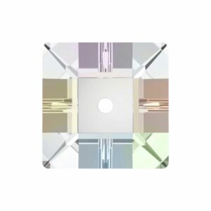 Swarovski 3400 – Square Lochrose - Sew On - 10mm – AB F