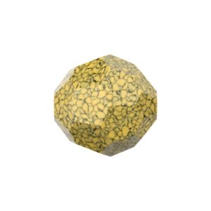 Swarovski 5000/B – Round Faceted Bead - 8mm - Marbled Yellow