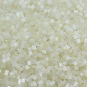 3mm Bugle Bead – Cream Satin – Price per gram