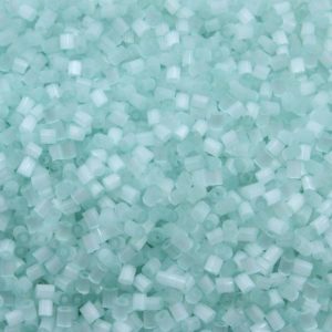 3mm Bugle Bead – Light Azure Satin – Price per gram