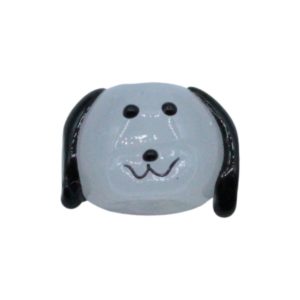 Dog Head - 18mm - Black