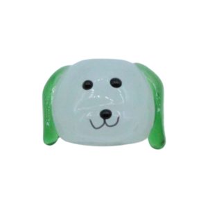 Dog Head - 18mm - Green