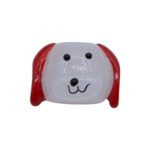Dog Head - 18mm - Red