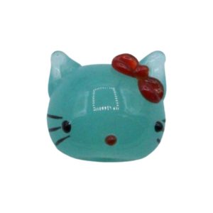Kitty Cat Head - 15mm - Teale