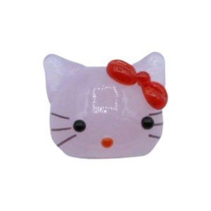 Kitty Cat Head - 15mm - Pink