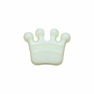 Crown Pony Bead - 14mm - Cream