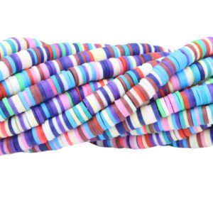 Polymer Clay Washer - 6mm - 40cm Strand - N