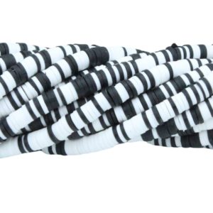 Polymer Clay Washer - 6mm - 40cm Strand - E