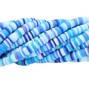 Polymer Clay Washer - 6mm - 40cm Strand - D