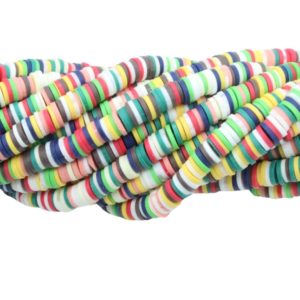 Polymer Clay Washer - 6mm - 40cm Strand - A