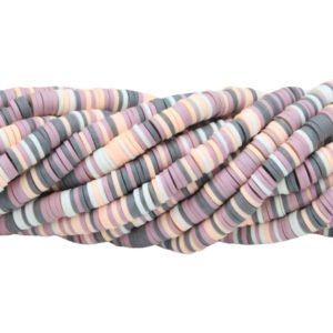 Polymer Clay Washer - 6mm - 40cm Strand - L