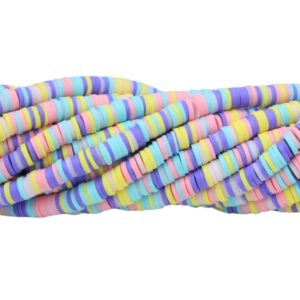 Polymer Clay Washer - 6mm - 40cm Strand - K