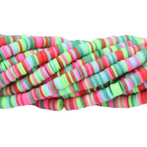 Polymer Clay Washer - 6mm - 40cm Strand - G