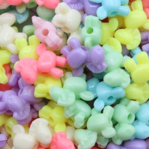 Pony Bead - 18mm - Pastel Mix