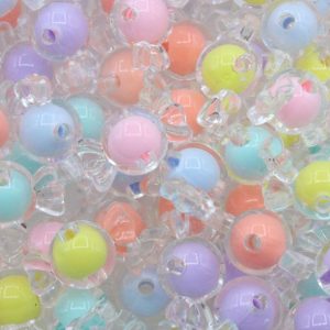 Lolly Bead - 16mm - Colourlined Mix