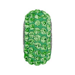 Swarovski 181101 – BeCharmed Pave Slim Round Bead - 13.5mm - Peridot