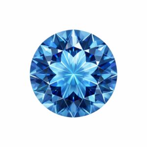 Swarovski 1088 – Round Chaton - SS28 - 6.1mm - Montana Unf