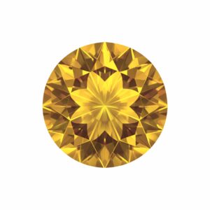 Swarovski 1088 – Round Chaton - SS28 - 6.1mm - Topaz Unf