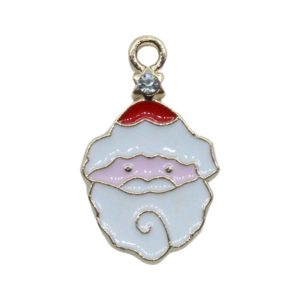 Santa Charm - Gold - 25mm