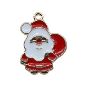 Santa Charm - Gold - 22mm