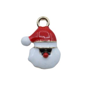 Santa Charm - Gold - 18mm