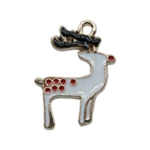 Reindeer Charm - Gold - 25mm
