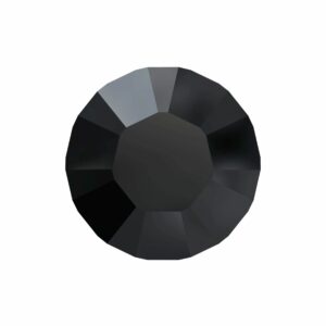 Swarovski 1088 – Round Chaton - SS29 - 6.3mm - Jet Unf