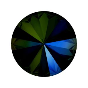 Swarovski 1122 – Rivoli - SS39 - 8.4mm - Jais Scarab