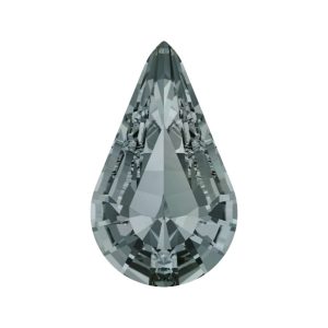 Swarovski 4328 – Pear - 13 x 7.8mm - Black Diamond F