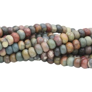 Jasper - 8mm Rondelle - 38cm Strand