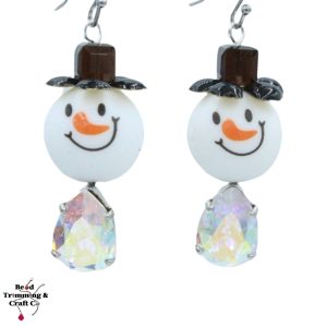 Snowman Earrings
