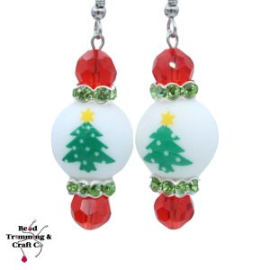 Christmas Bauble Earrings - C