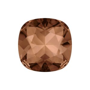 Swarovski 4470 – Square Cushion Cut - 10mm - Light Smoked Topaz F