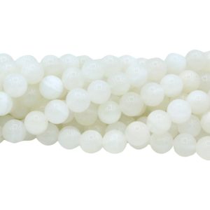 Natural Moonstone - 4mm Round - 39cm Strand