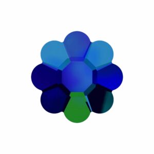 Swarovski 1700 - Margarita - 10mm - Bermuda Blue F
