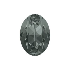 Swarovski 4100 – Oval - 18 x 13mm - Black Diamond F