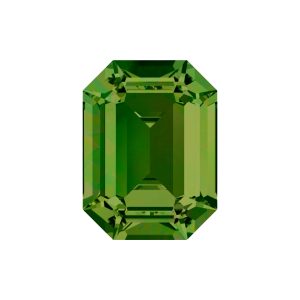 Swarovski 4600 - Rectangle Octagon Fancy Stone - 8 x 6mm - Olive F
