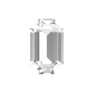 Swarovski 4600 - Rectangle Octagon Fancy Stone - 5 x 3mm - Comet Argent Light F