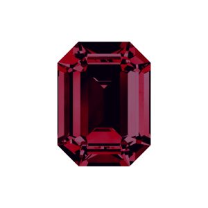 Swarovski 4600 - Rectangle Octagon Fancy Stone - 8 x 6mm - Ruby F