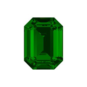 Swarovski 4600 - Rectangle Octagon Fancy Stone - 18 x 13mm - Emerald F